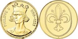 World Coins - France, Medal, Les Rois de France, Philippe II, History, , Vermeil