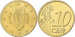 World Coins - Ireland, 10 Euro Cent, 2005, Dublin, Nordic gold,