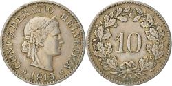 World Coins - Coin, Switzerland, 10 Rappen, 1913, Bern, , Copper-nickel, KM:27