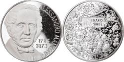 World Coins - Italy, Medal, Alessandro Manzoni, Centenario della Morte, Arts & Culture, 1973
