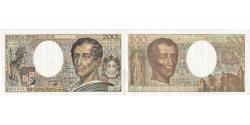 World Coins - France, 200 Francs, Montesquieu, 1990, D.083, AU(50-53)
