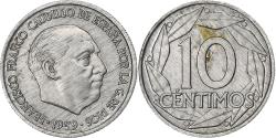 World Coins - Spain, Francisco Franco, caudillo, 10 Centimos, 1959, Aluminum,