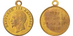 World Coins - France, Medal, Second French Empire, Politics, Society, War, , Brass