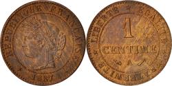 World Coins - Coin, France, Cérès, Centime, 1887, Paris, , Bronze, KM:826.1