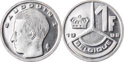 World Coins - Coin, Belgium, Franc, 1992, , Nickel Plated Iron, KM:170