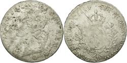 World Coins - Coin, France, Louis XV, Écu au bandeau, Ecu, 1744, Bordeaux, , Silver