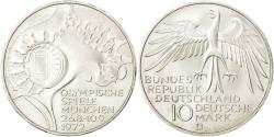 World Coins - Coin, GERMANY - FEDERAL REPUBLIC, 10 Mark, 1972, Munich, , Silver, KM:133