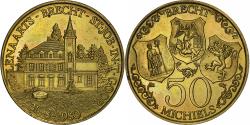 World Coins - Belgium, Token, 50 Michiels - Brecht, 1980, Brass plated steel,