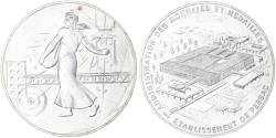 World Coins - France, Module de 50 Francs, PESSAC, ND (1973), Monnaie de Paris, Silver