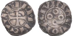World Coins - Coin, France, Provence, Ermengarde, Denier, 1134-1192, Narbonne,