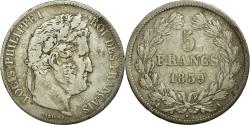 World Coins - Coin, France, Louis-Philippe, 5 Francs, 1839, Paris, , Silver