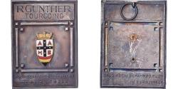 World Coins - France, Plaque, Publicitaire, Raoul Gunther Tourcoing, Métal,