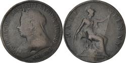 World Coins - Coin, Great Britain, Victoria, 1/2 Penny, 1897, , Bronze, KM:789