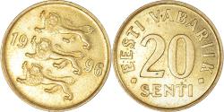 World Coins - Coin, Estonia, 20 Senti, 1996