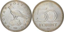 World Coins - Coin, Hungary, 50 Forint, 2001, Budapest, , Copper-nickel, KM:697