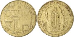 World Coins - France, Token, Lourdes - Chemin du Jubilé, 2008, Copper-nickel Aluminium, MDP