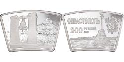 World Coins - Coin, Russia, Sébastopol, 200 Roubles, 2021, BE, , Cupronickel plaqué