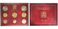 World Coins - Vatican, 1 Cent to 2 Euro, Le Pape François, 2021, Rome,