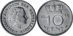 World Coins - Netherlands, Juliana, 10 Cents, 1954, Nickel, , KM:182