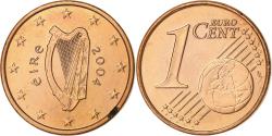 World Coins - Ireland, Euro Cent, 2004, Dublin, Copper Plated Steel,