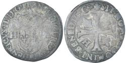World Coins - Coin, France, Henri III, Douzain aux deux H, 1576, Toulouse, 2nd type