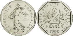 World Coins - Coin, France, Semeuse, 2 Francs, 1999, Paris, , Nickel, KM:942.1