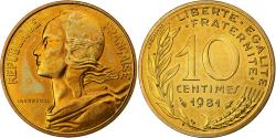 World Coins - France, 10 Centimes, Marianne, 1981, MDP, Aluminum-Bronze,