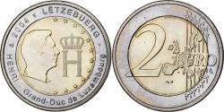 World Coins - Luxembourg, 2 Euro, Grand Duc Henri et monogramme, 2004, Utrecht,
