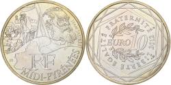 World Coins - France, 10 Euro, Midi-Pyrénées, 2012, Paris, , Silver, Gadoury:EU514