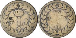 World Coins - France, Louis XVIII, Decime, 1815, Strasbourg, , Bronze, Gadoury:196c