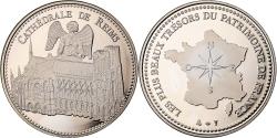 World Coins - France, Medal, Cathédrale de Reims, Copper-nickel,