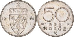 World Coins - Coin, Norway, Olav V, 50 Öre, 1980, , Copper-nickel, KM:418