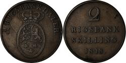 World Coins - Coin, Denmark, Frederik VI, 2 Rigsbankskilling, 1818, Copenhagen,