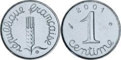 World Coins - Coin, France, Épi, Centime, 2001, Paris, , Stainless Steel, KM:928