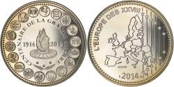 World Coins - France, Medal, L'Europe des XXVIII, Centenaire de la Grande Guerre, Politics