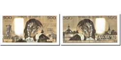 World Coins - France, 500 Francs, 500 F 1968-1993 ''Pascal'', 1968, 1968-12-05, UNC(60-62)