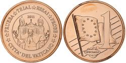 World Coins - Vatican, Euro Cent, Essai-Trial, 2011, Copper,