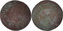 World Coins - Coin, France, Louis XIII, Denier Tournois, 1619, Poitiers, , Copper