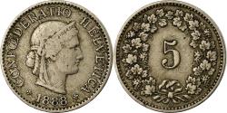World Coins - Coin, Switzerland, 5 Rappen, 1888, Bern, , Copper-nickel, KM:26