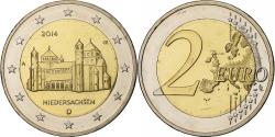 World Coins - Germany, 2 Euro, Niedersachsen, 2014, Berlin, Bi-Metallic,