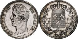 World Coins - France, Charles X, 5 Francs, 1826, Lille, Silver, , Gadoury:643