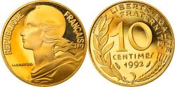 World Coins - Coin, France, Marianne, 10 Centimes, 1992, Paris, BE,