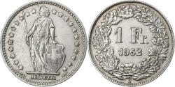 World Coins - Switzerland, Franc, 1952, Bern, Silver, , KM:24