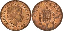 World Coins - Coin, Great Britain, Elizabeth II, Penny, 1999, , Copper Plated Steel