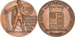 World Coins - France, Medal, Insurance, Le Lloyd Continental Français, Roubaix, 1954, Robert