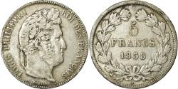 World Coins - Coin, France, Louis-Philippe, 5 Francs, 1838, Strasbourg, , Silver