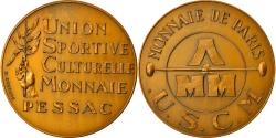 World Coins - France, Medal, Union Sportive et Culturelle de la Monnaie, Pessac, Sports &