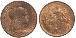World Coins - Coin, France, Dupuis, 5 Centimes, 1898, Paris, , Bronze, Gadoury:165