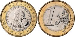 World Coins - Slovenia, 1 Euro, 2007, Vantaa, Bi-Metallic,