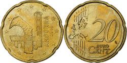 World Coins - Andorra, 20 Euro Cent, 2014, , Brass, KM:New